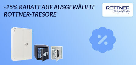 -25% auf ausgewählte Rottner Tresore - Oktober 2023 - -25% auf ausgewählte Rottner Tresore | Oktober 2023
