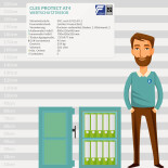 CLES protect AT4 Wertschutztresor mit Elektronikschloss T6530