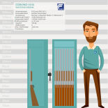 Format Corvino 4104 Waffenschrank